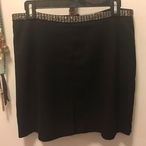 Black skirt.